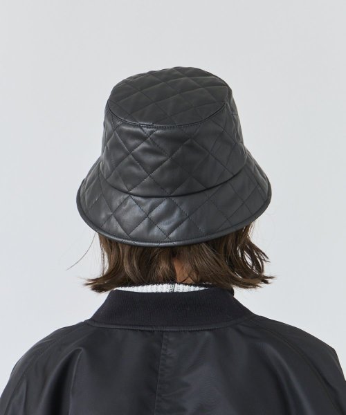 Chapeaud'O(Chapeaud’O)/Chapeau d' O  Fake Leather Quilt Bucket/img05