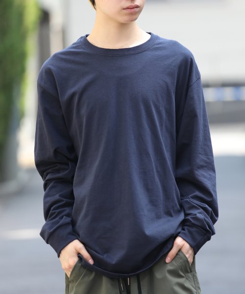 CHAMPION(チャンピオン)/【Champion / チャンピオン】長袖 ロングＴシャツ カットソー ロンT 長袖 無地 CC8C/img21