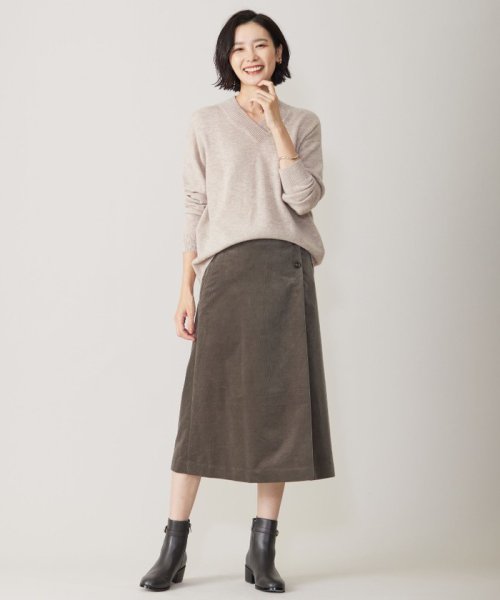 J.PRESS LADIES（LARGE SIZE）(J．プレス　レディス（大きいサイズ）)/【洗える】CASHMERE BLEND Vネック ニット/img11