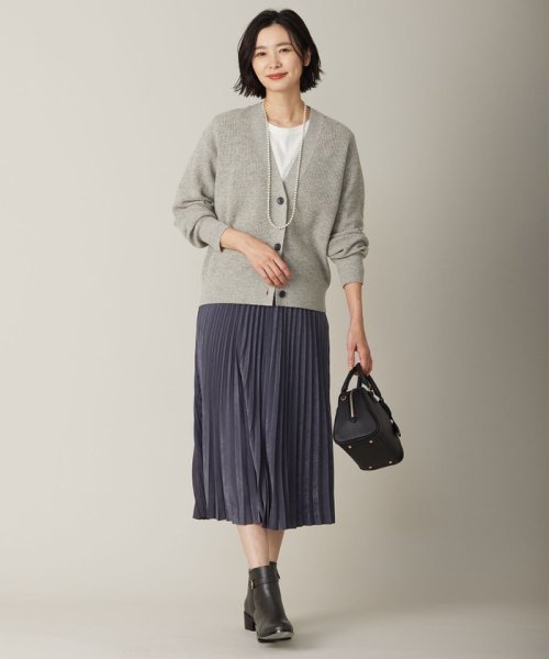 【洗える】マロンサテン プリーツ スカート 【洗える】マロンサテン スカート MYK1416045841(10780円)