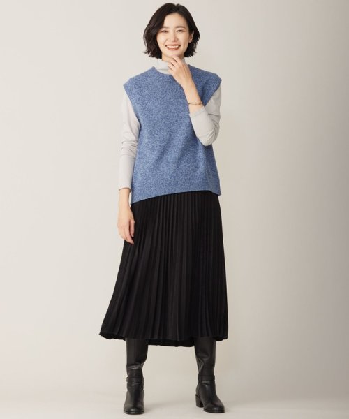 【洗える】マロンサテン プリーツ スカート 【洗える】マロンサテン スカート MYK1416045841(10780円)