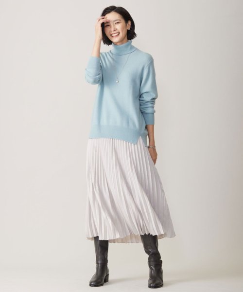 【洗える】マロンサテン プリーツ スカート 【洗える】マロンサテン スカート MYK1416045841(10780円)