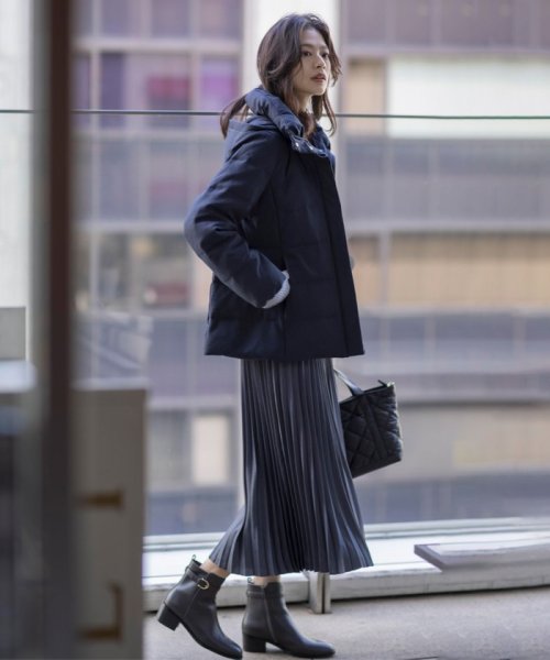 【洗える】マロンサテン プリーツ スカート Aラインスカート DGJ1474387817(11220円)