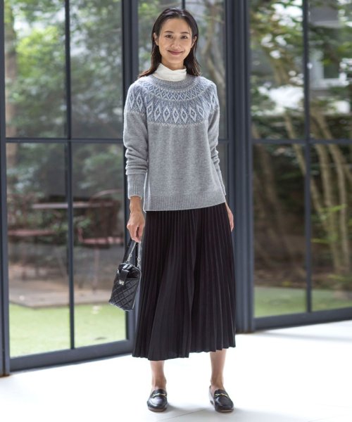 【洗える】マロンサテン プリーツ スカート Aラインスカート DGJ1474387817(11220円)