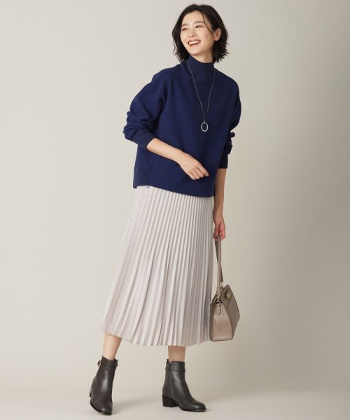 【洗える】マロンサテン プリーツ スカート Aラインスカート DGJ1474387817(11220円)