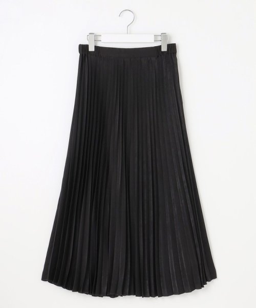 【洗える】マロンサテン プリーツ スカート Aラインスカート DGJ1474387817(11220円)
