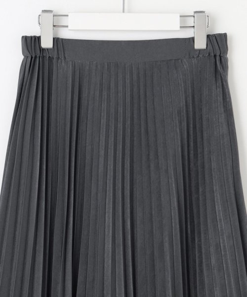 【洗える】マロンサテン プリーツ スカート Aラインスカート DGJ1474387817(11220円)