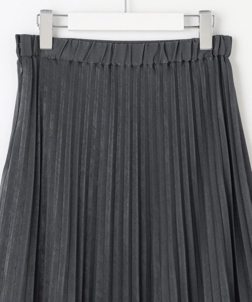 【洗える】マロンサテン プリーツ スカート Aラインスカート DGJ1474387817(11220円)