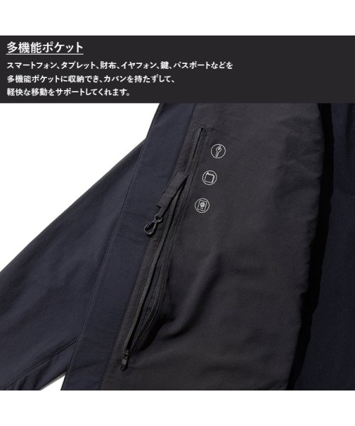 アントラック ロングコート ストレッチコート アウター 秋冬 メンズ ブランド ナイロン 撥水 着るバッグ UNTRACK 60071 返品 着るバッグ size　　　　　