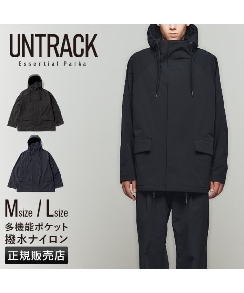 UNTRACK(アントラック)/アントラック ジャケット ストレッチ パーカー アウター ビジネス カジュアル ナイロン 撥水 秋冬 着るバッグ UNTRACK 60073/img01