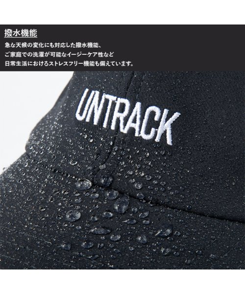 UNTRACK(アントラック)/アントラック キャップ 帽子 メンズ レディース ブランド ロゴ 浅め 撥水 UNTRACK 60091/img08
