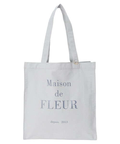 Maison de FLEUR(メゾンドフルール)/EC限定ブランドロゴプリントスクエアトートバッグ/img11