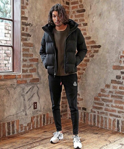 【JUST PLAY】シームレスジャガード中わたブルゾン PLAY JUST