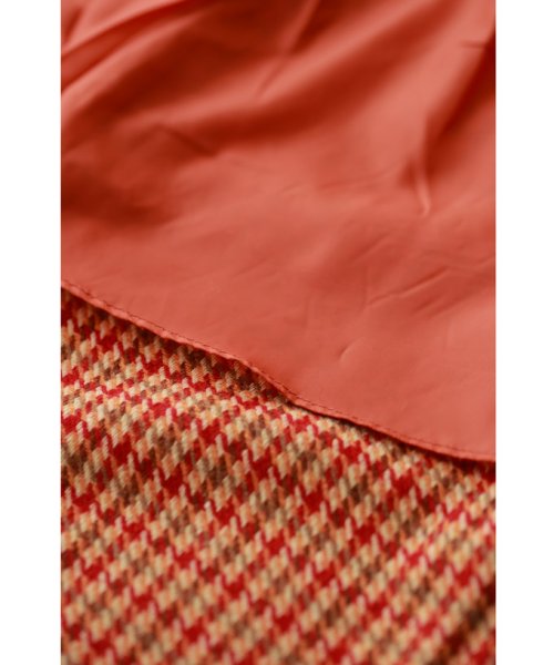 あったかチェックのIラインミディアムスカート あったかチェックのIラインミディアムスカート GM1267202086(9776円)