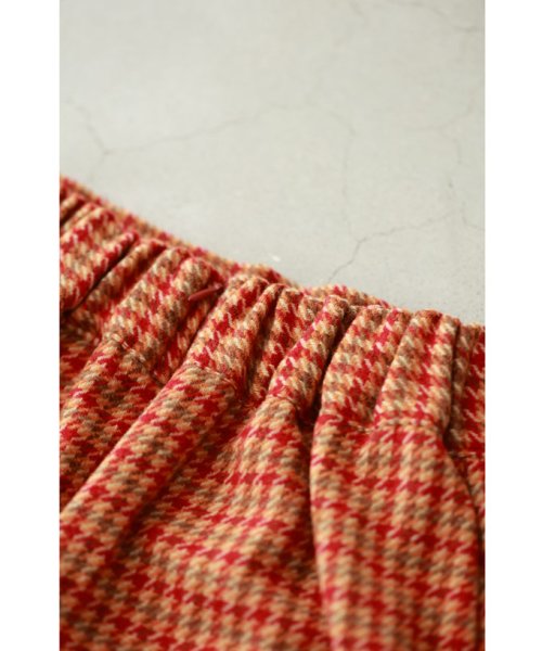 あったかチェックのIラインミディアムスカート あったかチェックのIラインミディアムスカート GM1267202086(9776円)