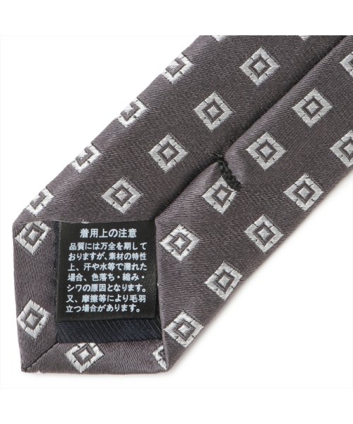 TOKYO SHIRTS(TOKYO SHIRTS)/ネクタイ 絹100% チャコール ビジネス フォーマル/img04
