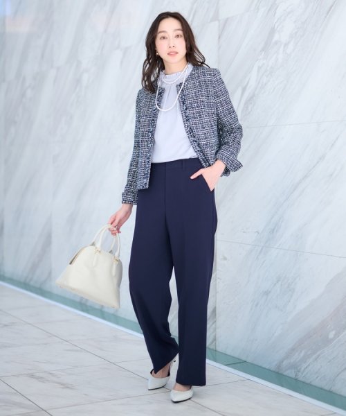 【セレモニースーツ】ラメツイード ノーカラージャケット Mサイズ着用 ＊＊＊＊＊＊＊＊＊＊＊＊＊＊＊＊＊＊＊＊＊＊