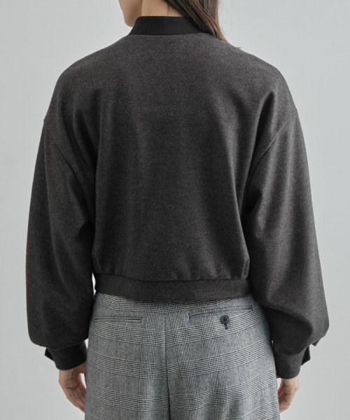 ウールジャージーショートブルゾン【エディター三尋木奈保さんコラボ】 商品説明エディター三尋木さんとのコラボレーションアイテム【素材】国内のニッターで編立てたウール100%のスムースカットソーに軽く縮 Q2502074944(19228円)