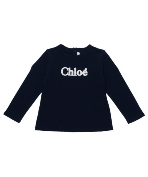 Chloe(クロエ)/クロエ Tシャツ カットソー ベビー ロゴ ネイビー ガールズ CHLOE C05450 859/img05