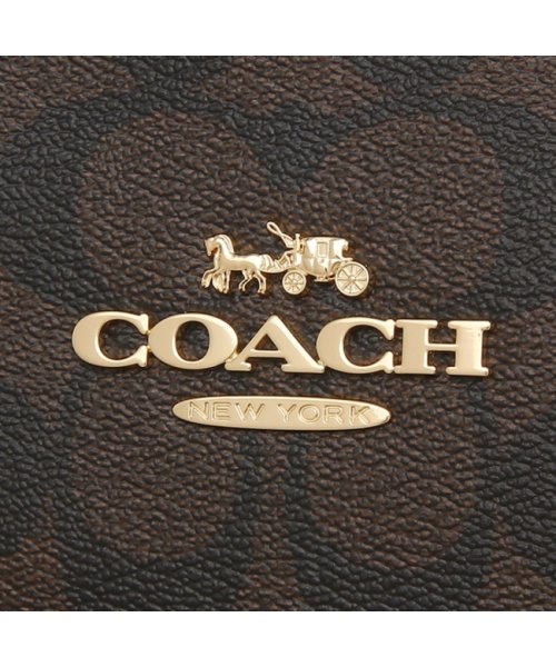COACH(コーチ)/コーチ アウトレット トートバッグ シグネチャー ブラウン ブラック レディース COACH FCH504 IMAA8/img08