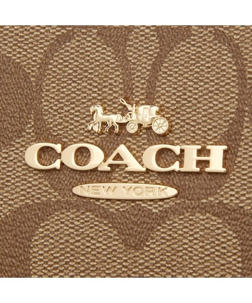 COACH(コーチ)/コーチ アウトレット トートバッグ シグネチャー ベージュ ブラウン レディース COACH FCH504 IME74/img08