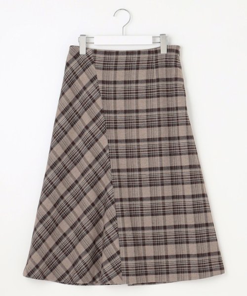 クラシカル ツイード タータン スカート 