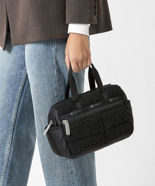 PUFFY MINI DUFFELジェットブラックシェルパ PUFFY MINI