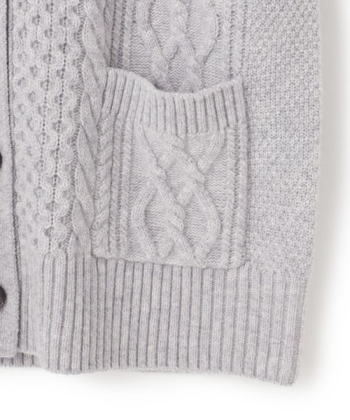 【杏さん着用/洗える】ウールカシミヤ アランパターン カーディガン 商品説明2023 Autumn & Winter大人カジュアルの代名詞、贅沢にふっくら A1419508567(10780円)