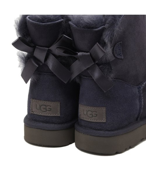 UGG(UGG)/アグ ブーツ ミニ ベイリー ボウ ムートンブーツ ブルー ネイビー レディース UGG 1016501 EVB/img05