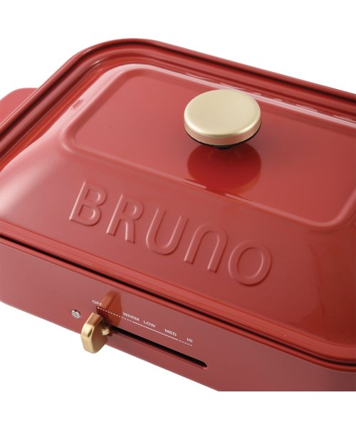 BRUNO(ブルーノ)/BRUNO ブルーノ ホットプレート グリル鍋 平面プレート付き コンパクト 電気式 250度 2－3人用 フタ付き COMPACT HOT PLATE BOE/img13