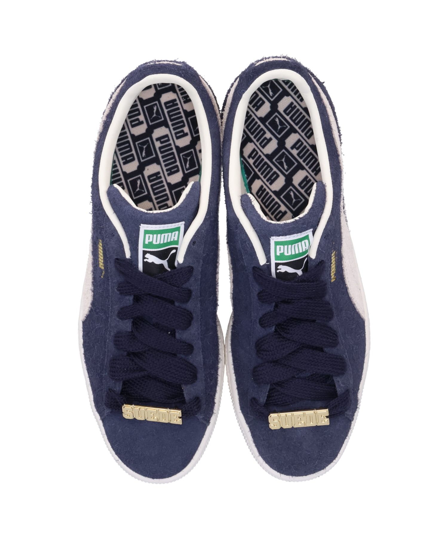 PUMA プーマ スウェード ファットレース スニーカー メンズ スエード SUEDE FAT LACE ネイビー 393167－01