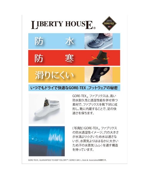 FOOT PLACE(フットプレイス)/リバティハウス Liberty House レディース ブーツ ファスナー付ショートブーツ ゴアテックス 透湿防水 日本製 NCMN－LH160/img02