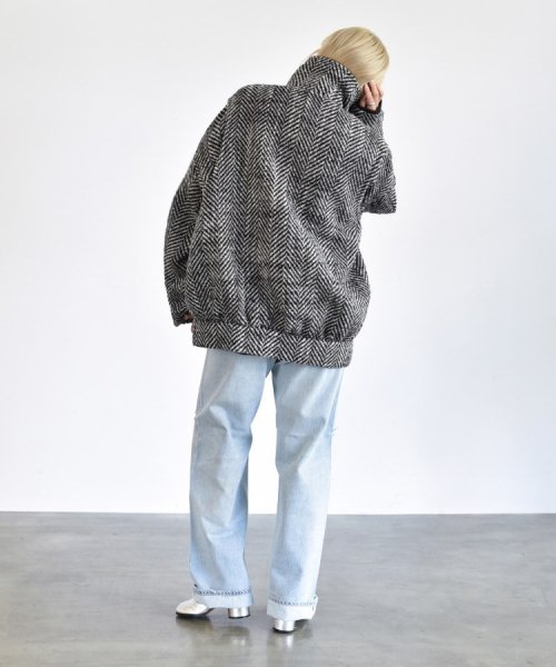 DRESSTERIOR(ドレステリア)/CODE A ｜ oversized tweed blouson/img11