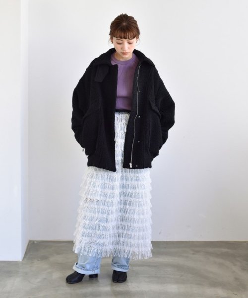 DRESSTERIOR(ドレステリア)/CODE A ｜ oversized tweed blouson/img18