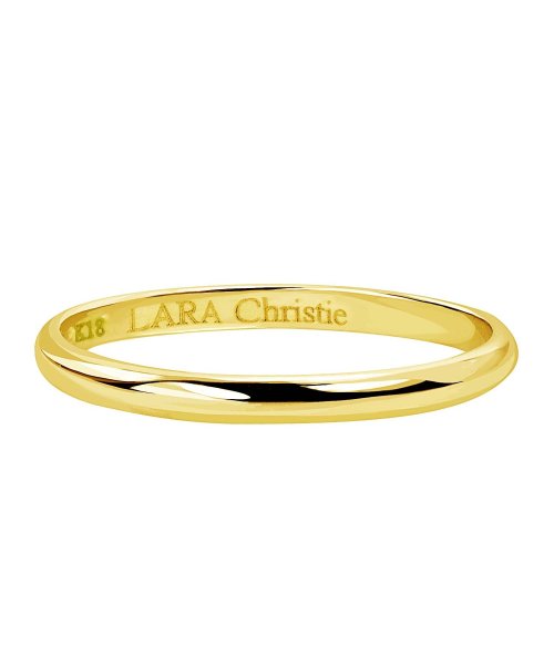 LARA Christie(ララクリスティー)/ララクリスティー ゴールドリング 指輪 K18 イエローゴールド 甲丸デザイン マリッジリング 7号～23号/img01