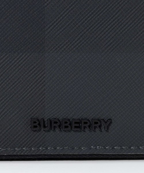 バーバリー BURBERRY 8070254 長財布 MS LG ZIG BRT メンズ 財布 チェック＆レザー ラウンドジップウォレット ジップアラウンド プ 財布