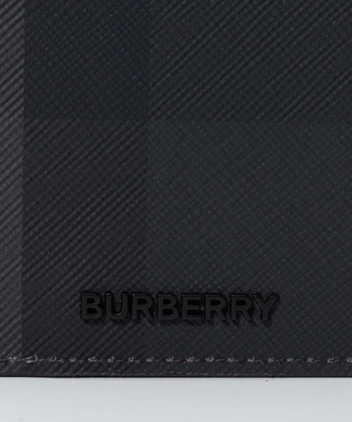 BURBERRY(バーバリー)/バーバリー BURBERRY 8070199 長財布 MS CAVENDISH BRT メンズ 財布 チャコールチェック＆レザー コンチネンタルウォレット プレ/img04