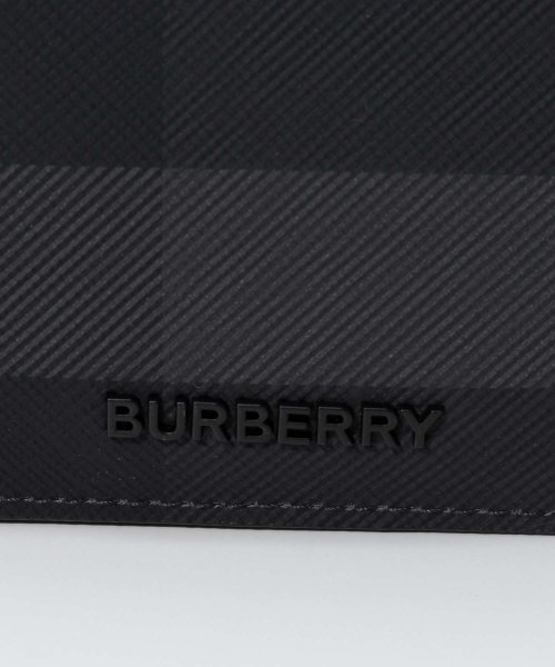 BURBERRY(バーバリー)/バーバリー BURBERRY 8070201 二つ折り財布 MS CC BILL COIN BRT メンズ 財布 チェック＆レザー バイフォールド コインウォレ/img04