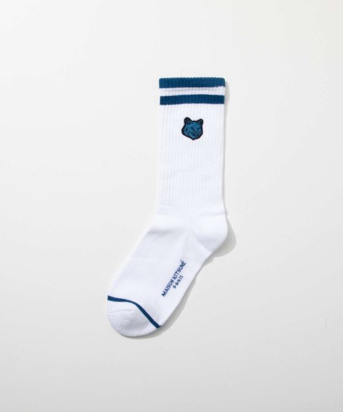 MAISON KITSUNE(メゾンキツネ)/メゾンキツネ MAISON KITSUNE LW06404KT0010 靴下 FOX HEAD PATCH SPORTY SOCKS メンズ フォックスヘッド /img02