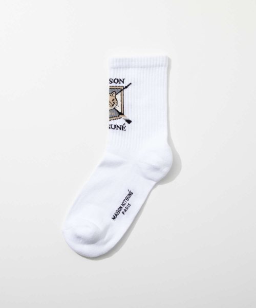 MAISON KITSUNE(メゾンキツネ)/メゾンキツネ MAISON KITSUNE LM06405KT0010 靴下 FOX BLAZON SPORTY SOCKS メンズ フォックス ブレイゾン ス/img03