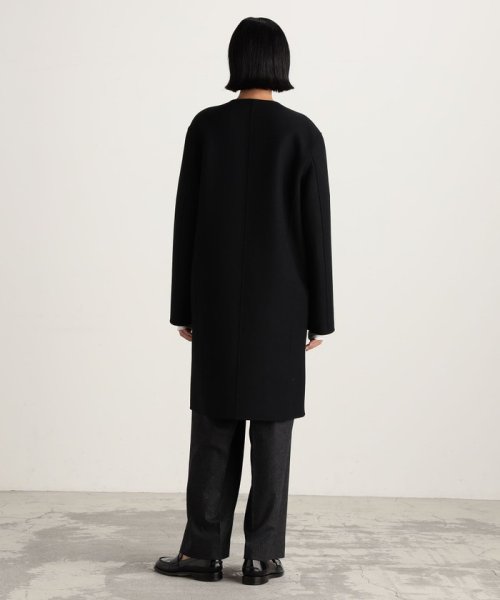 ウールメルトン1ホックコート 