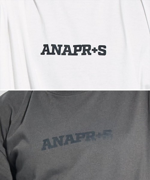 ANAP　GiRL(アナップガール)/R+S ハーフジップ 裏毛 ベスト × ロングTシャツ セット/img44