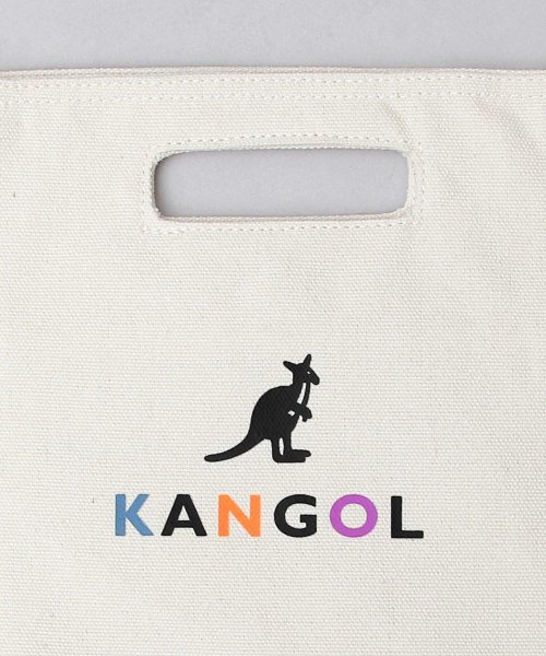 KANGOL(KANGOL)/KANGOL カンゴール ロゴプリント 厚手 キャンバス ショルダーバッグ トートバッグ 2WAY 通勤 通学 A4収納 学生 大人 /img12