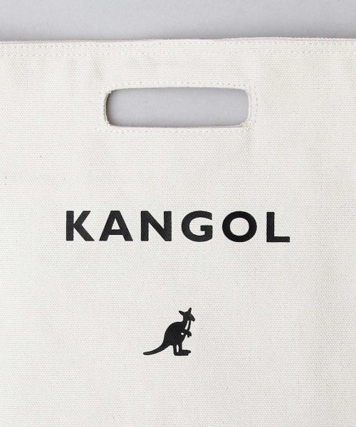 KANGOL(KANGOL)/KANGOL カンゴール ロゴプリント 厚手 キャンバス ショルダーバッグ トートバッグ 2WAY 通勤 通学 A4収納 学生 大人 /img13