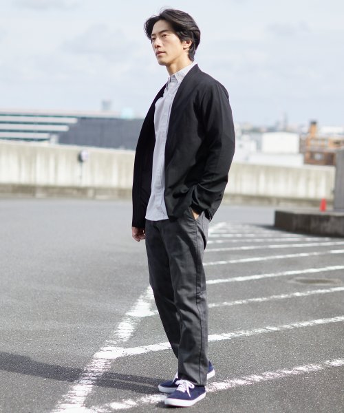 MAC HOUSE(men)(マックハウス（メンズ）)/NAVY ネイビー 着流しカーディガン QMH/03899FW/img08