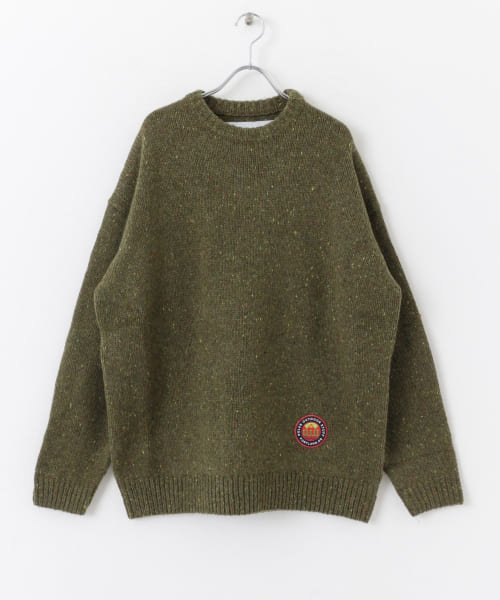 URBAN RESEARCH Sonny Label(アーバンリサーチサニーレーベル)/POLeR　MIXTWEED ELBOW PATCH KNIT/img01