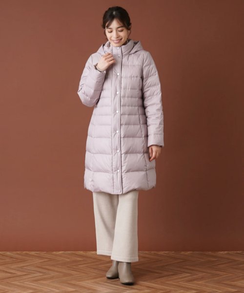 フーデッドダウンコート 