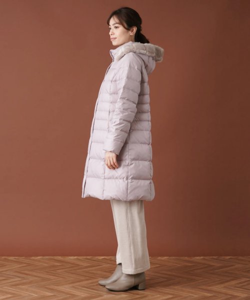 フーデッドダウンコート 