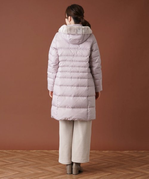 フーデッドダウンコート 