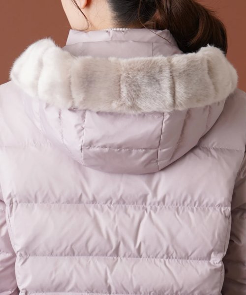 フーデッドダウンコート 